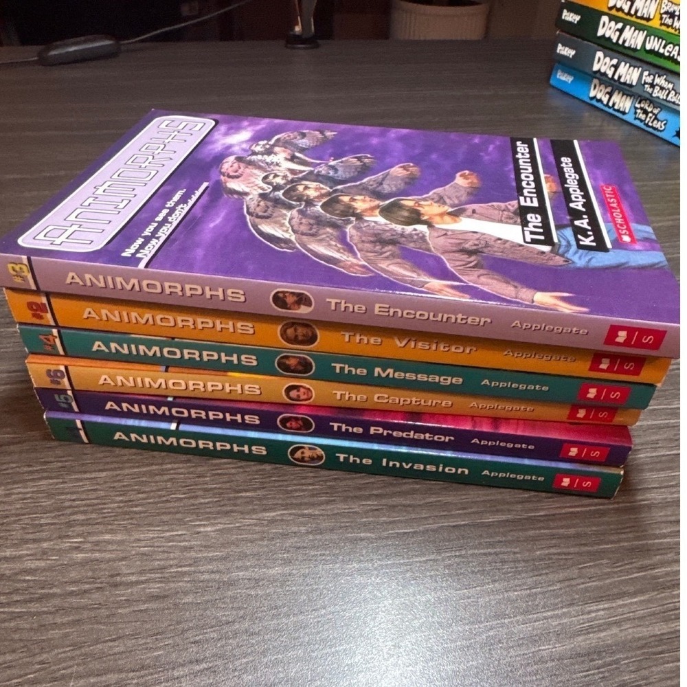 Animorphs Books Lot 1-6 KA Applegate Scholastic 90s Sci-Fi Paperback Series - Picture 3 of 3